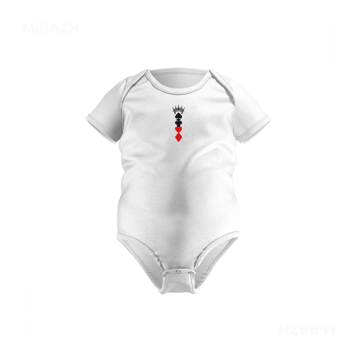RoyalSuitStack Baby Onesies 01 White