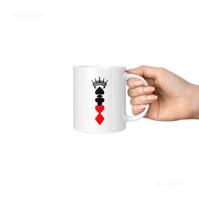 RoyalSuitStack Ceramic Mug 06 White
