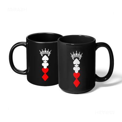 RoyalSuitStack Ceramic Mug 07 Black