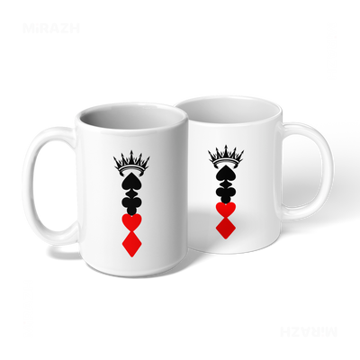 RoyalSuitStack Ceramic Mug 08 White
