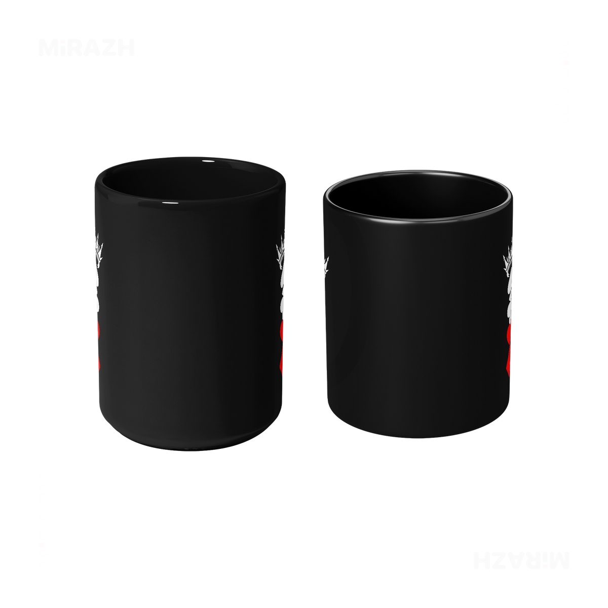 RoyalSuitStack Ceramic Mug 09 Black