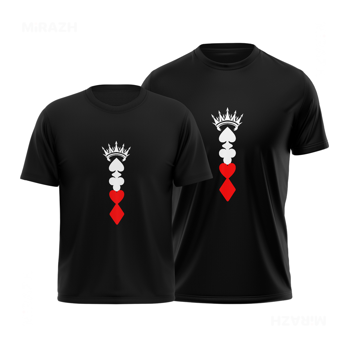 RoyalSuitStack Couple T Shirt 01 Black
