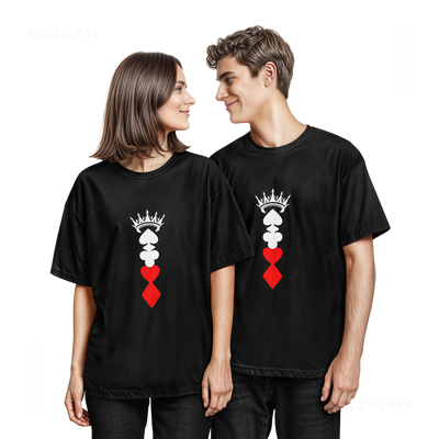 RoyalSuitStack Couple T Shirt 05 Black