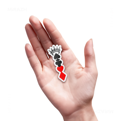 RoyalSuitStack Die Cut Magnet 04