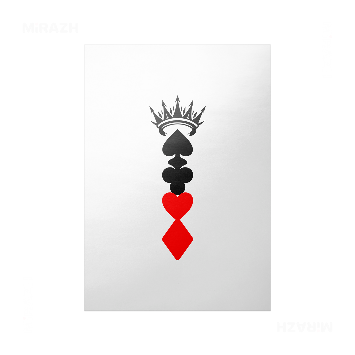 RoyalSuitStack Frameless Poster 01 Semi Glossy