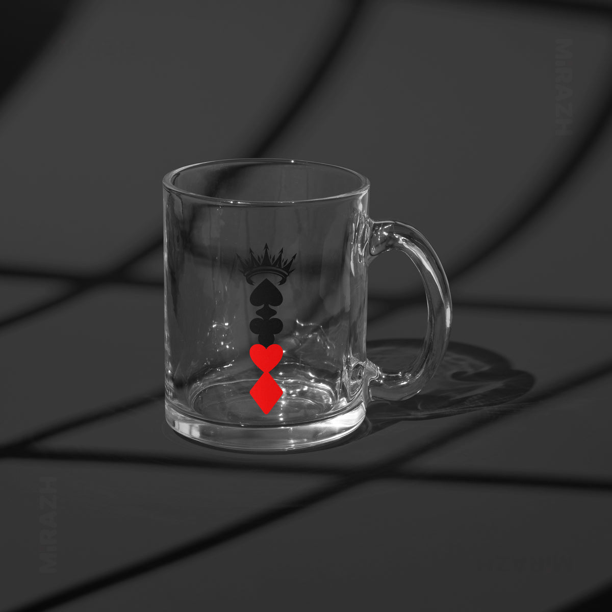 RoyalSuitStack Glass Mug 03
