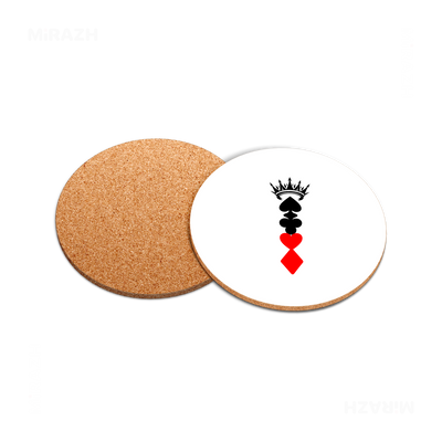 RoyalSuitStack High Gloss Coaster 05 Round