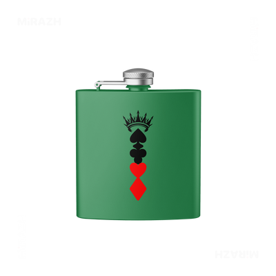 RoyalSuitStack Hip Flasks 01 Green