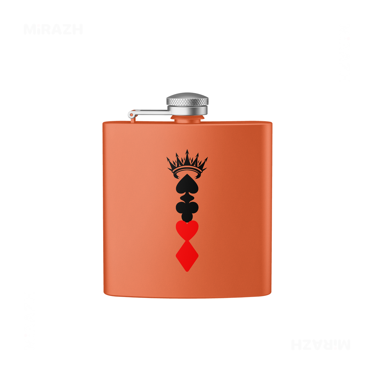RoyalSuitStack Hip Flasks 01 Orange