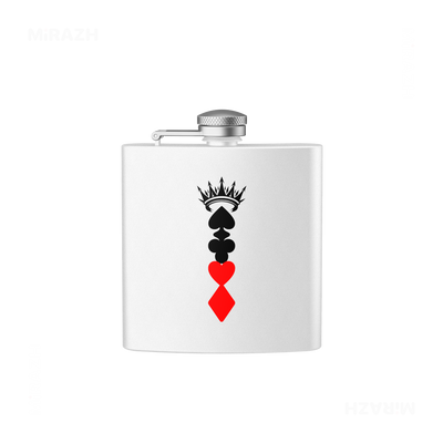 RoyalSuitStack Hip Flasks 01 White
