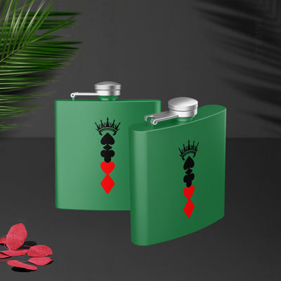 RoyalSuitStack Hip Flasks 02 Green