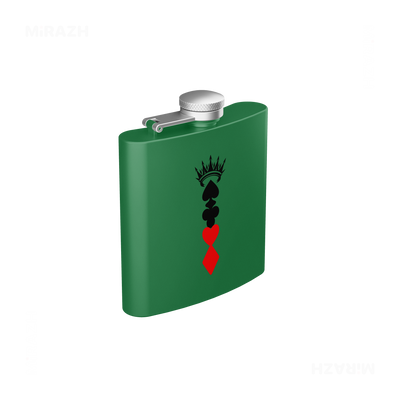 RoyalSuitStack Hip Flasks 03 Green