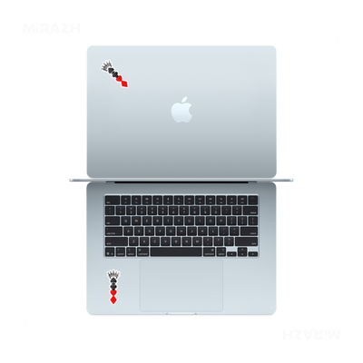 RoyalSuitStack Kiss Cut Sticker 05 White