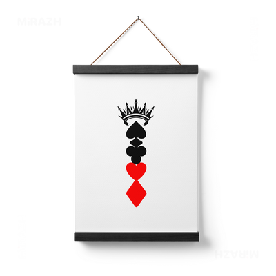 RoyalSuitStack Magnetic Hanger Poster 01 Black Wood