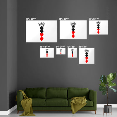 RoyalSuitStack Magnetic Hanger Poster 07 Black Wood