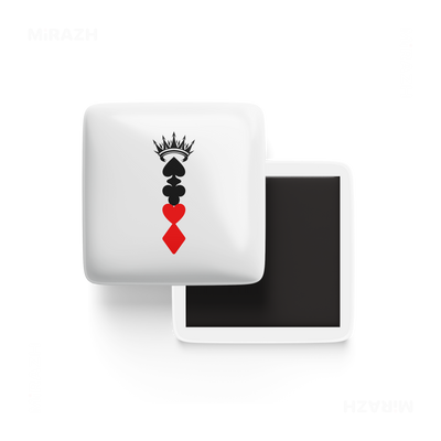 RoyalSuitStack Porcelain Magnet 01