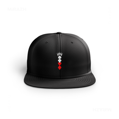 RoyalSuitStack Snapback Caps 01 Black DTF