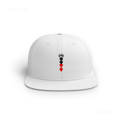 RoyalSuitStack Snapback Caps 01 White DTF