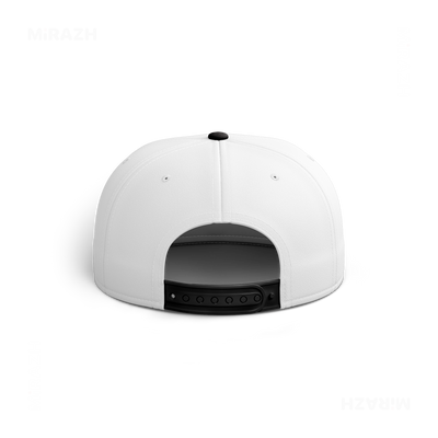 RoyalSuitStack Snapback Caps 05 White Black DTF