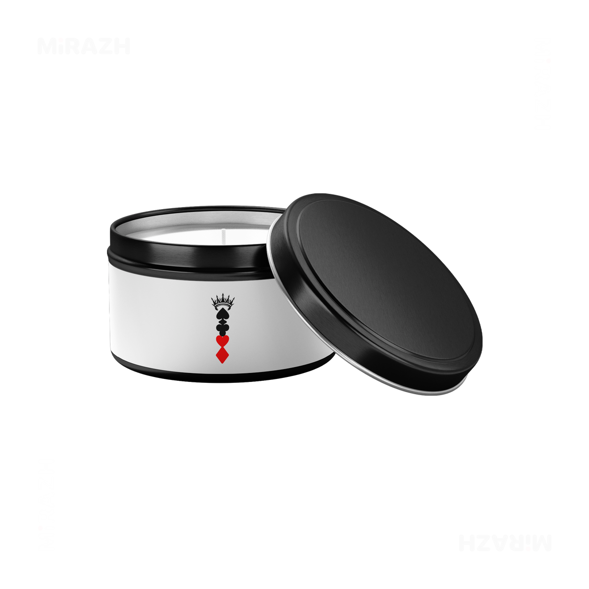 RoyalSuitStack Tin Candle 03 Black