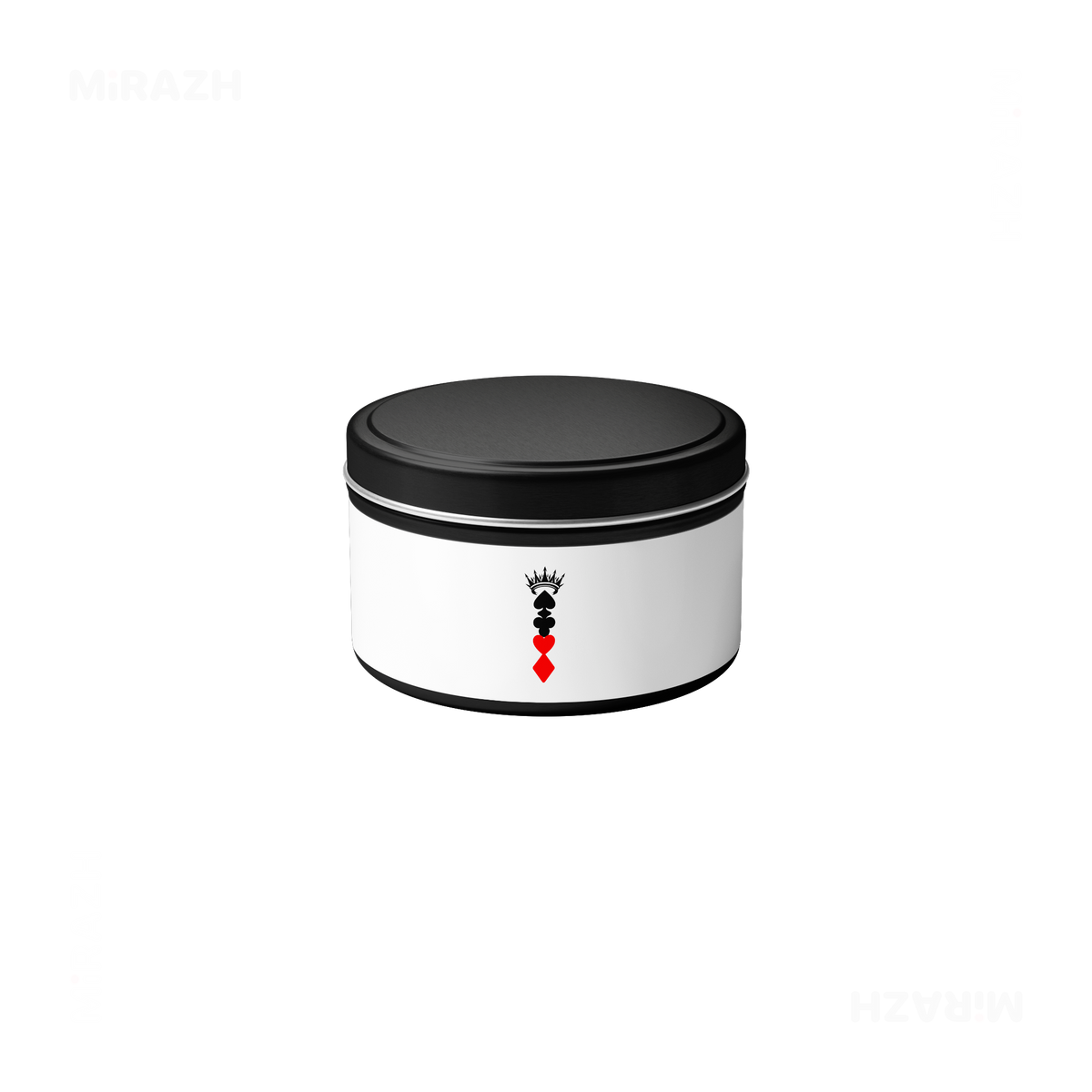 RoyalSuitStack Tin Candle 04 Black