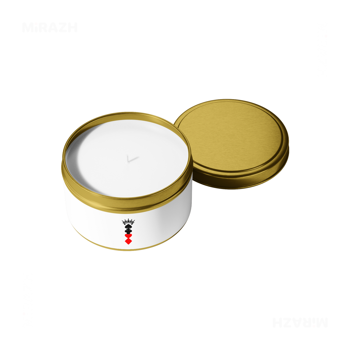 RoyalSuitStack Tin Candle 05 Gold