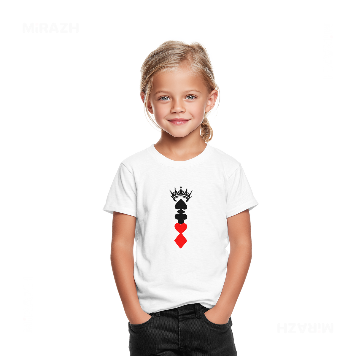 RoyalSuitStack Toddler T Shirt 02 White