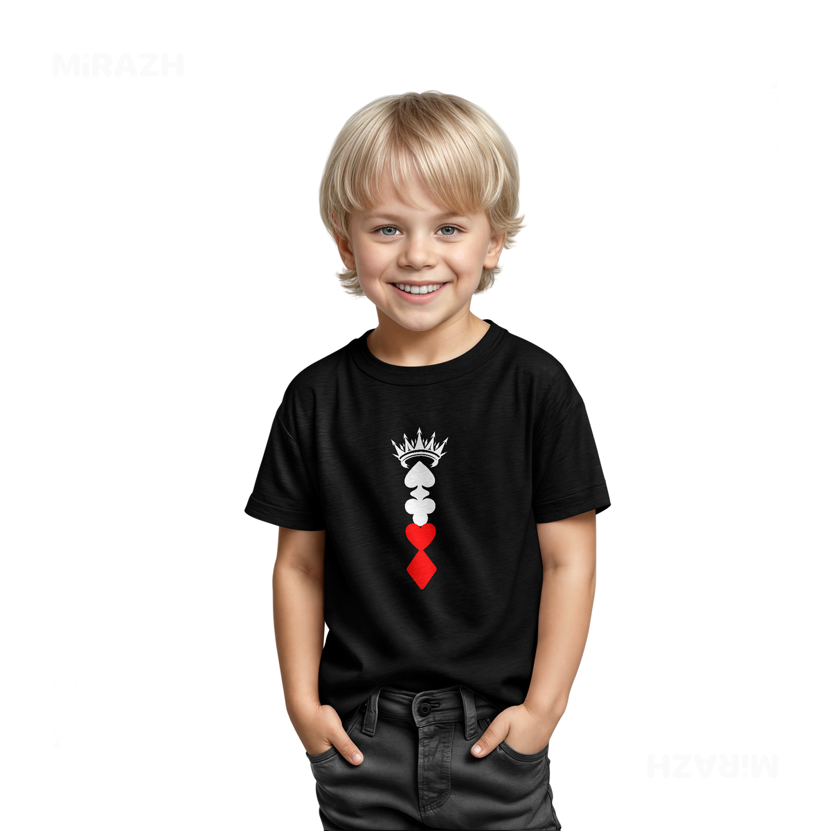 RoyalSuitStack Toddler T Shirt 03 Black