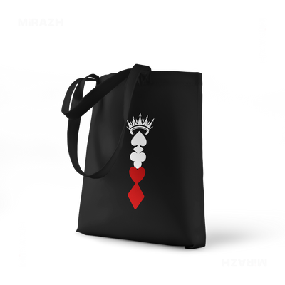 RoyalSuitStack Tote Bags 01 Black