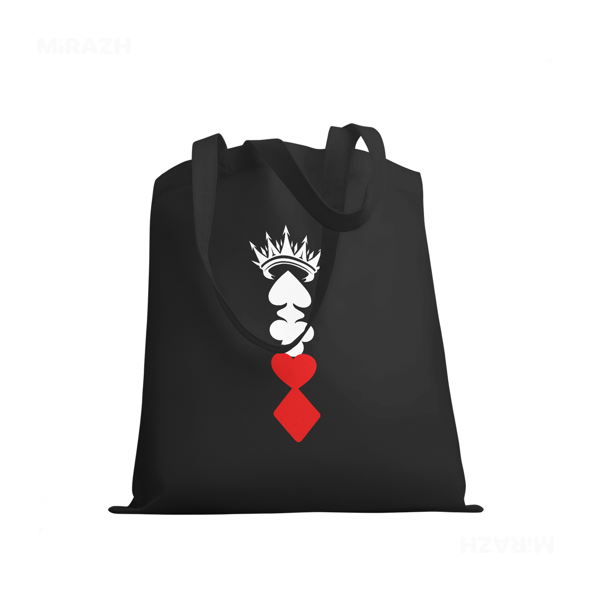 RoyalSuitStack Tote Bags 03 Black