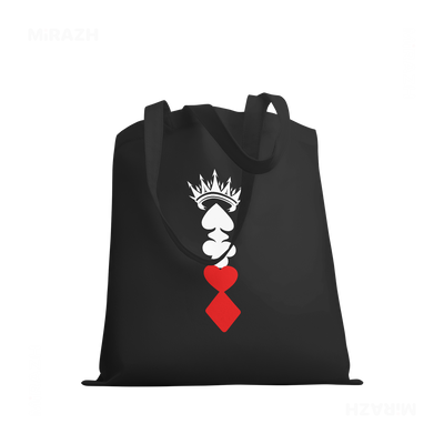 RoyalSuitStack Tote Bags 03 Black