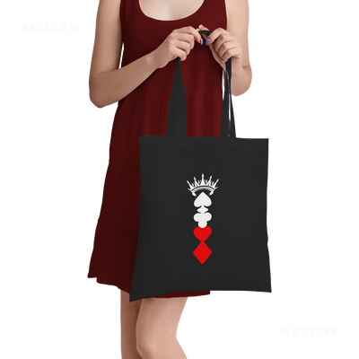 RoyalSuitStack Tote Bags 05 Black