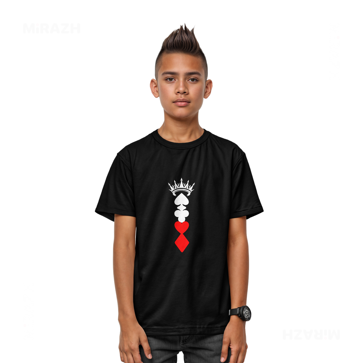 RoyalSuitStack Youth T Shirt 03 Black