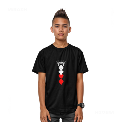 RoyalSuitStack Youth T Shirt 03 Black