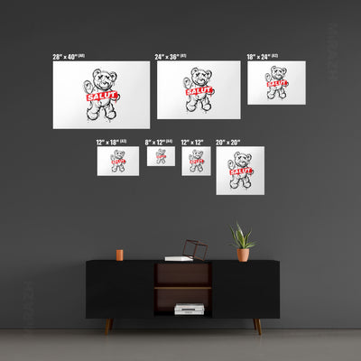 SalutRebelBear Acrylic Print 06