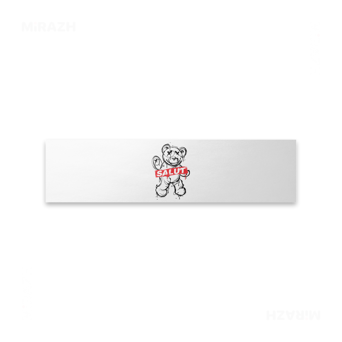 SalutRebelBear Bumper Sticker 01