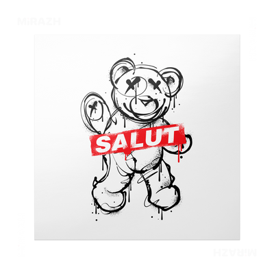 SalutRebelBear Frameless Poster 04 Matte