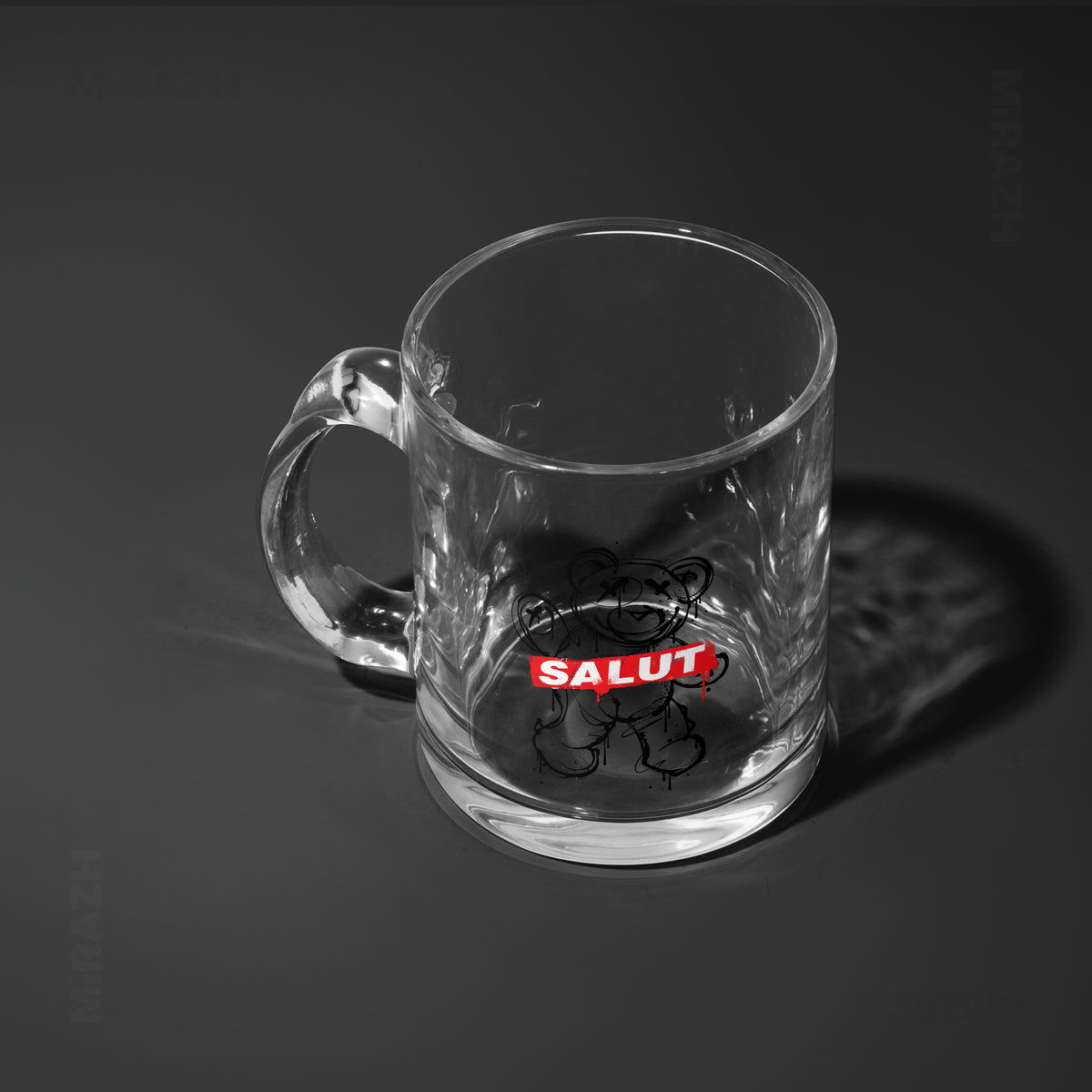 SalutRebelBear Glass Mug 04