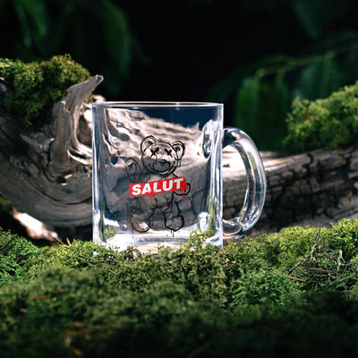 SalutRebelBear Glass Mug 05