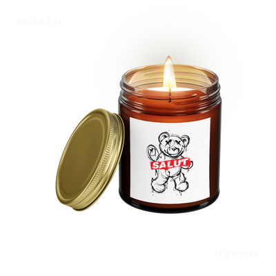 SalutRebelBear Scented Candle 01 Amber