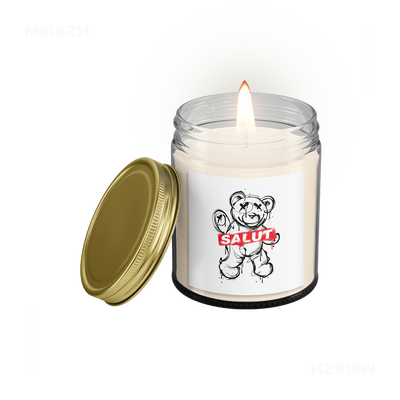 SalutRebelBear Scented Candle 01 Clear