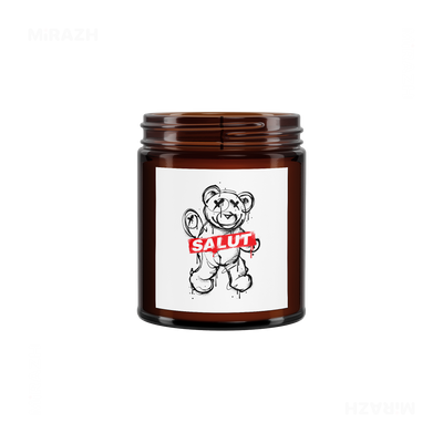SalutRebelBear Scented Candle 03 Amber