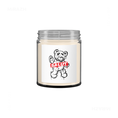 SalutRebelBear Scented Candle 03 Clear