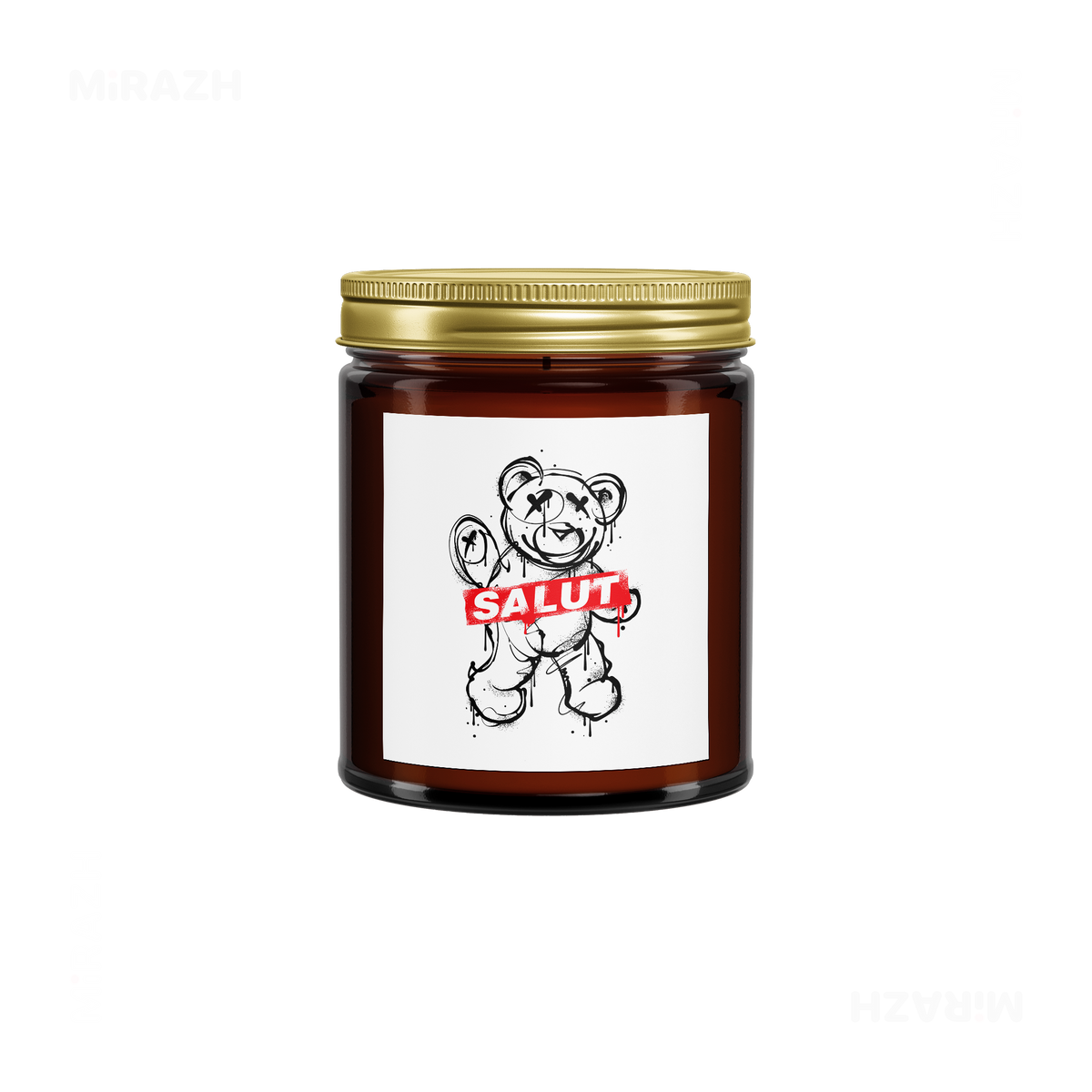 SalutRebelBear Scented Candle 04 Amber
