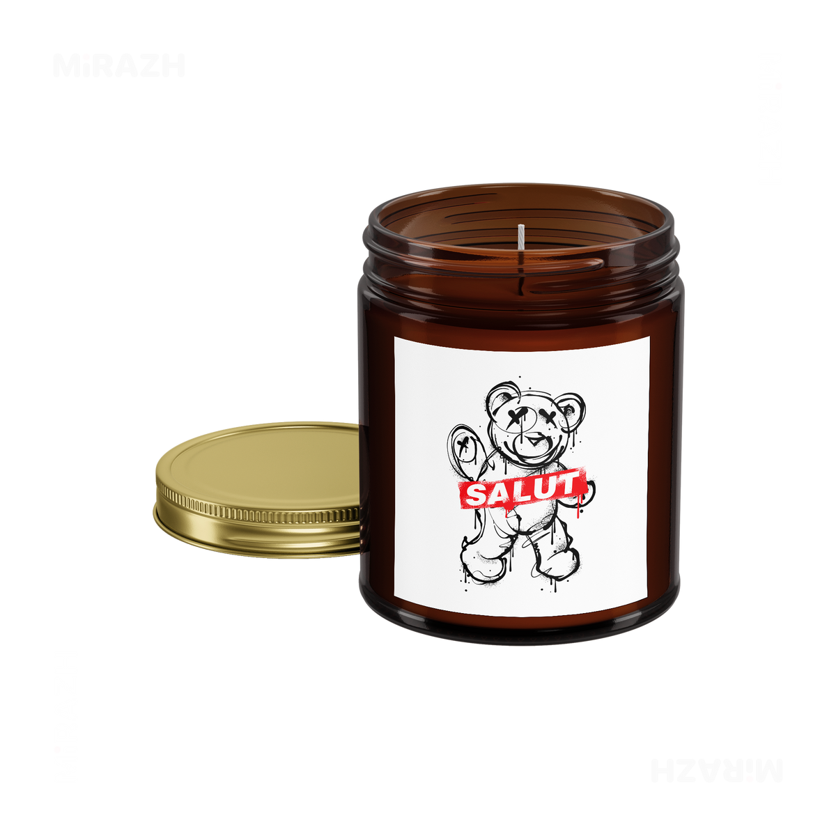 SalutRebelBear Scented Candle 05 Amber