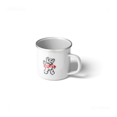 SalutRebelBear Stainless Steel Camping Mug 01