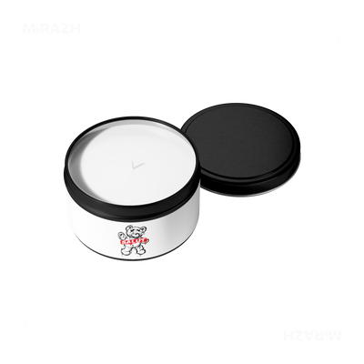 SalutRebelBear Tin Candle 05 Black