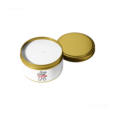 SalutRebelBear Tin Candle 05 Gold