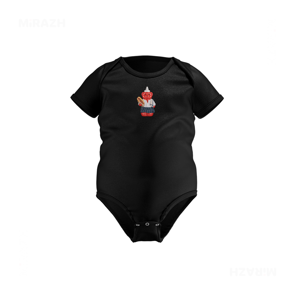 SosKhersiBandari Baby Onesies 01 Black