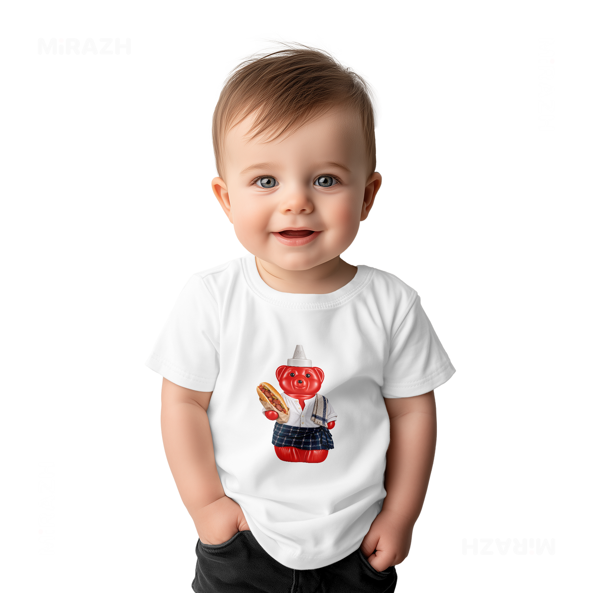 SosKhersiBandari Baby T Shirt 03 White